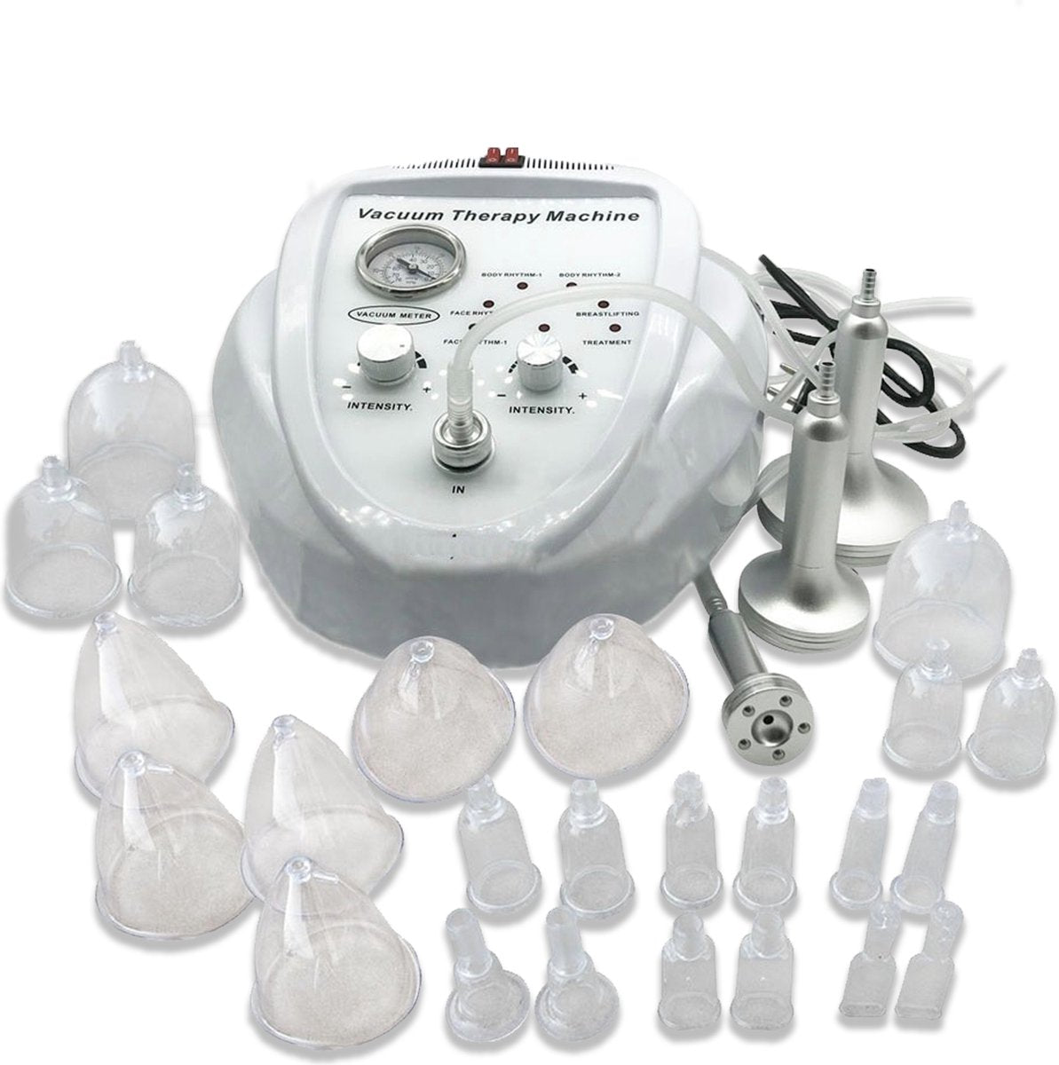 Happyment® Vacuum machine - Cellulite cups massage - Hijama - Cupping set - Afslanken - Borstvergroting - Vacuümmachine - 24 delig - Kerstcadeau