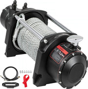 Hydraulische Lier - 4536KG trekkracht - Afstandsbediening - Vrachtwagen of auto - Kabeltakel