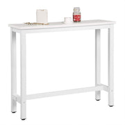 Happyment Bartafel London - Wit - Voor binnen - Keuken - Hout - Metaal - Rechthoekig - 120x40x100cm