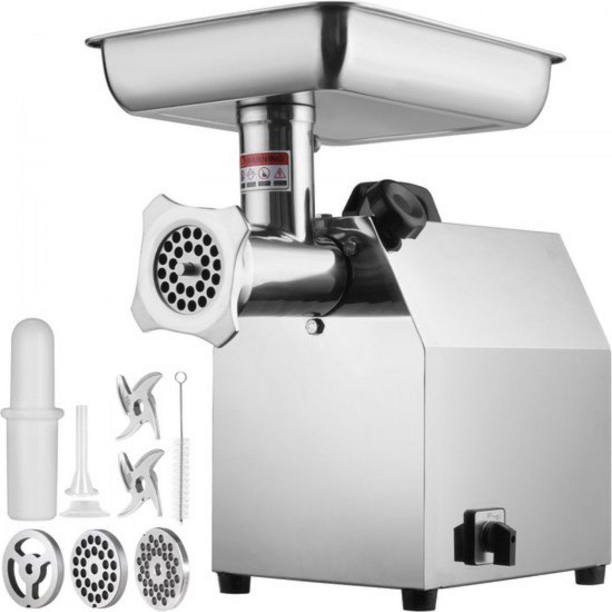Elektrische Vleesmolen horeca - 360KG/U - Gehaktmolen - Foodprocessor - 360kg/u