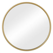 Ronde Spiegel - Voor Badkamer, Slaapkamer, Woonkamer en Hal - Moderne Wandspiegel met Gouden Metalen Frame - Stijlvolle Ophangdecoratie - 40x40cm