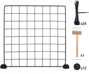 Bolt Edge Dierenren - Zwart - Verstelbaar - Voor konijnen, katten of puppy's - 145x75x35cm