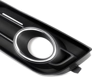 Grille - Voor Audi A1 8X 2010-2014 - Auto accessoires - Mistlicht grille cover - Met chroom trim - LH + RH