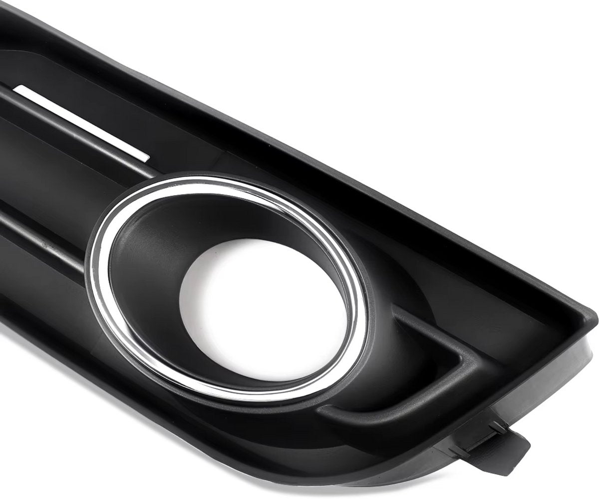 Grille - Voor Audi A1 8X 2010-2014 - Auto accessoires - Mistlicht grille cover - Met chroom trim - LH + RH