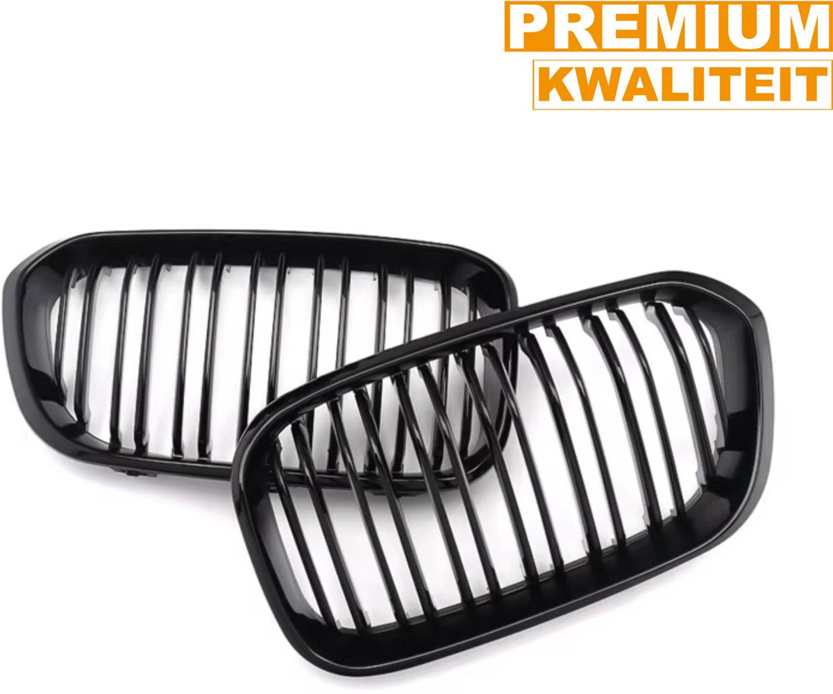 Grille - Voor BMW 1-Serie F20/F21 M1 stijl 2015-2017 - Auto accessoires - Nierroosters - Zwart