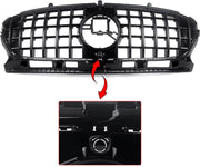 Voorbumper Grille - Voor Mercedes GLA-Klasse H247 (2020-2023) - Glanzend Zwart - GT Stijl - Auto Accessoires