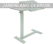 Laptoptafel - Bijzettafel - Bedtafel - Banktafel- Voor gebruik aan bed of kantoor - Verstelbaar - Groen