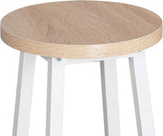 Hoge Barkrukken - Zithoogte 71cm - Eiken - Zonder rugleuning - Set van 2