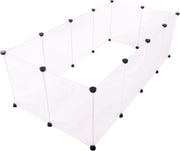 Dierenren - Wit - Puppyren - Verstelbaar - Kleine Dieren - 145x75x46cm