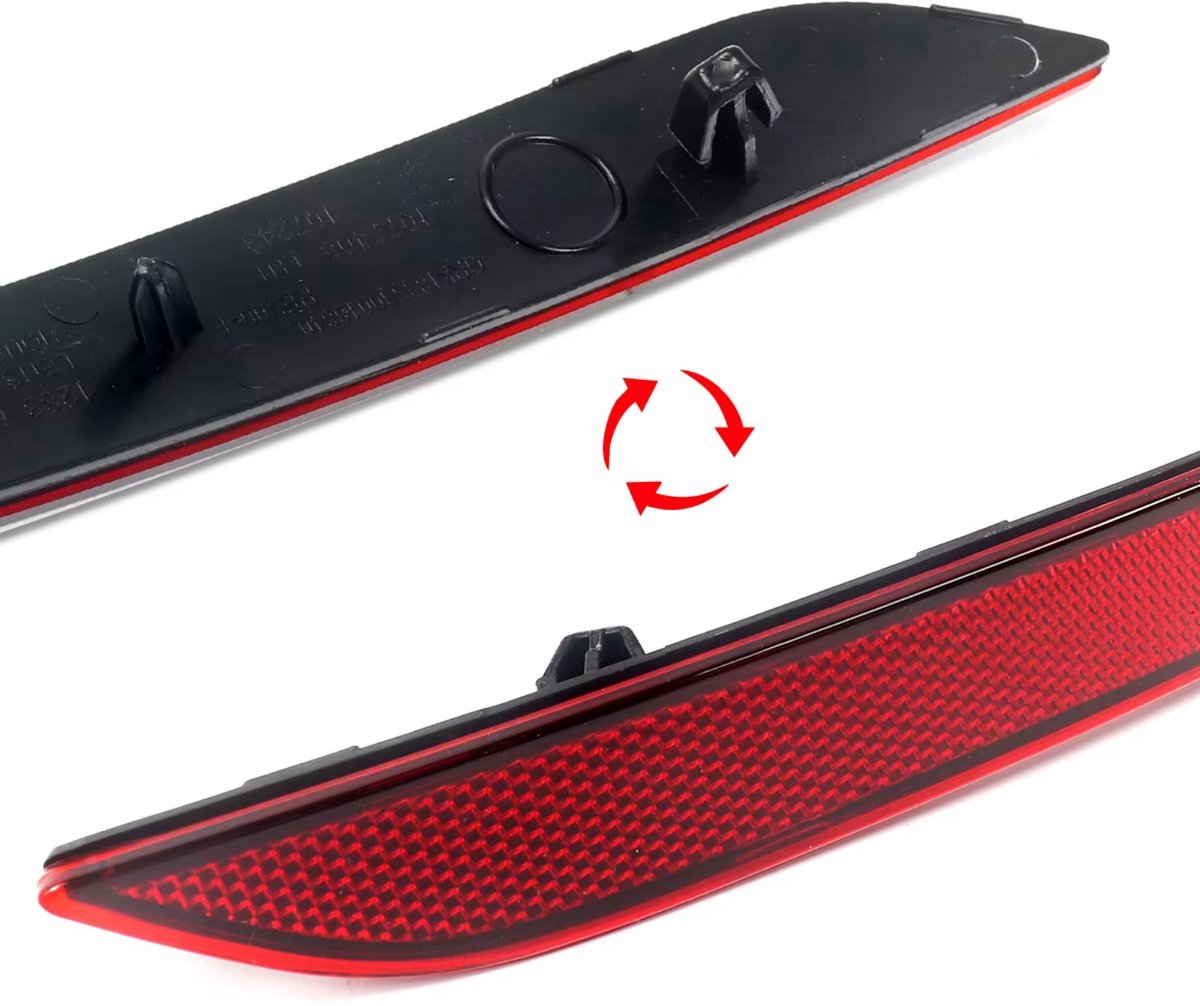 Luxion Reflectorset - Achterbumper Reflector - Links + Rechts - Voor Tesla Model 3 (2017-2023) - Auto Accessoires