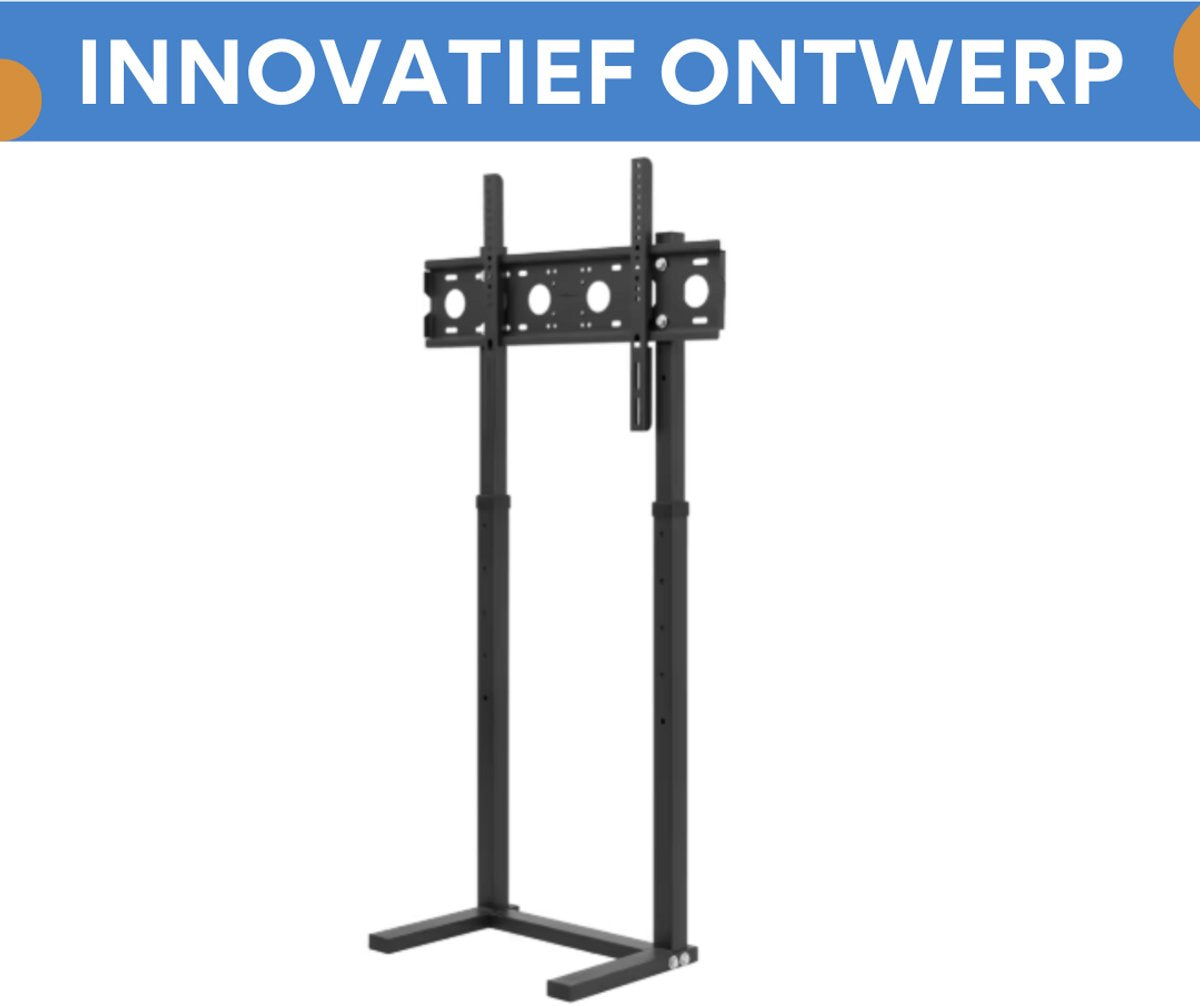 TV vloerstandaard - Voor 32"-65" inch - Standaard universeel - In hoogte Verstelbaar - Zwart