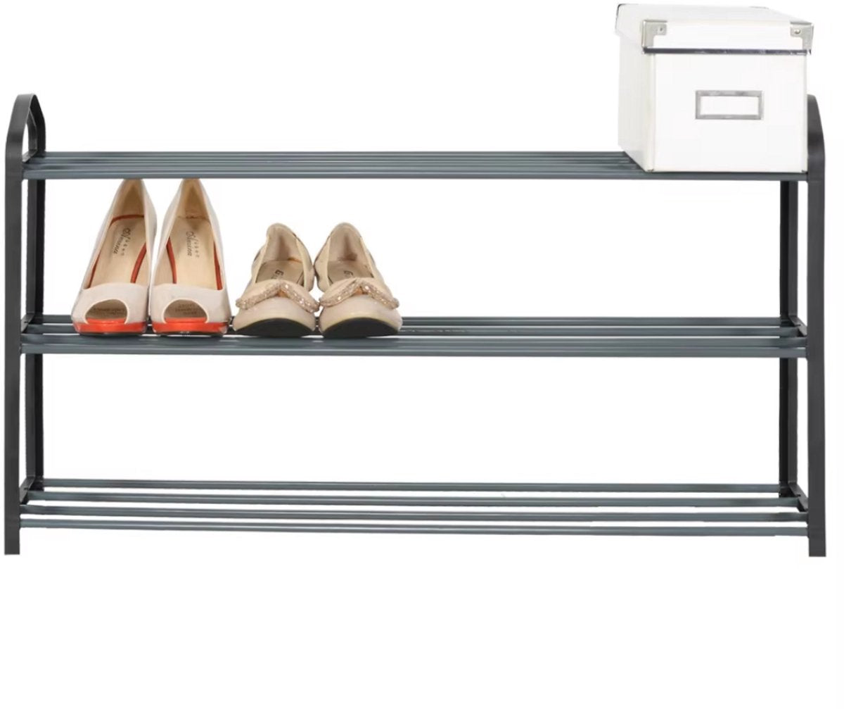 Schoenenrek Vaylen 3-Laags voor 12 Paar Schoenen - Eenvoudig Te Monteren Schoenenkast - Staande, Ruimtebesparende Schoenenorganizer voor Thuis