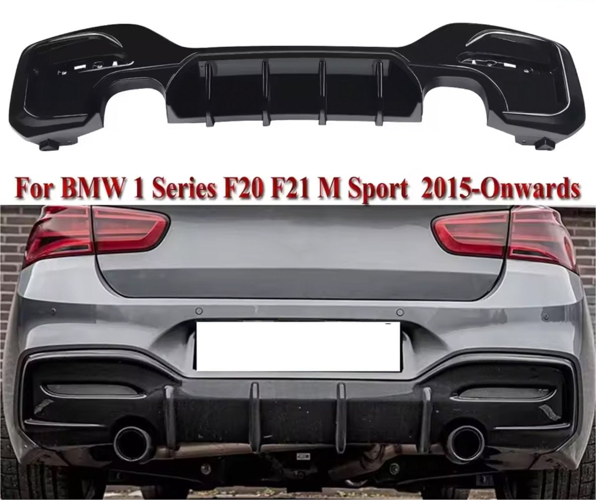 Gloss Black Diffuser Bumper - Voor BMW 1 Serie M Sport F20 F21 M135i M140i- Auto accessoires