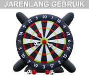 Gigantisch Opblaasbaar Voetbal Dartbord - Voor Kinderspeeltuin & Events - Inclusief 8 Voetballen - Hoge Kwaliteit - 3x3x1.4m