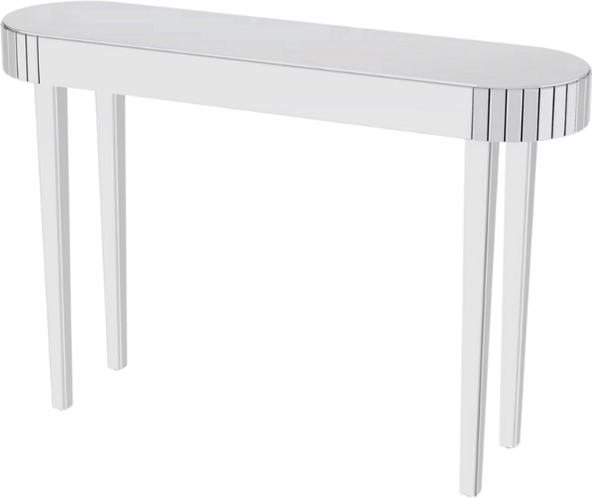 Consoletafel Teroni Opulence - Haltafel - Wandtafel - Zilver - Sidetable - 120cm