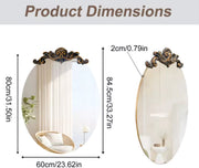 Ovale Badkamerspiegel Dublin - 60cm - Spiegel voor badkamer