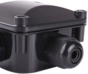 Aansluitdoos - Behuizing - Kabeldoos - Opbergbox - 3-Weg - Waterdicht - IP68 Externe Elektrische Aansluitdoos - Zwart - Ondergronds met Kabelconnector - Voor Buitengebruik - 5 stuks