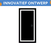 Grandiose Badkamerspiegel - Geen condens - Met verwarming en LED verlichting - Bluetooth en muziek - Spiegel voor badkamer - Rechthoekig - 120x60cm