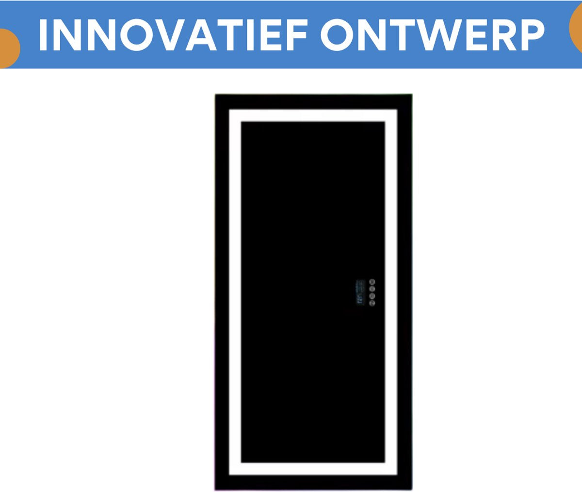 Grandiose Badkamerspiegel - Geen condens - Met verwarming en LED verlichting - Bluetooth en muziek - Spiegel voor badkamer - Rechthoekig - 120x60cm