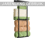 Handdoekenrek badkamer - 80cm - Voor Badkamer en Keuken - Handdoekrek - 3 lagen - Wandmontage
