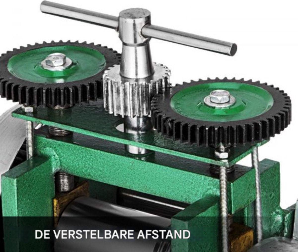 Combi handwalserij - Walserij - 120mm - Metalen - Instelbare dikte - Voor sieraden, metaal en plaatbewerking - Handmatig