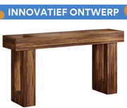 Moderne consoletafel - 35x160x85 cm - Wandtafel - Haltafel - Bruin