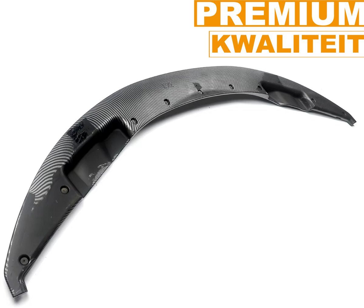 Splitter Fioren - Voorste Lip Splitter Spoiler Deluxe - Voor BMW M3 E92/E93 Coupe (2007-2013) - Carbon Fiber Gloss Black - GTS Stijl - Voorbumper - Auto accessoires