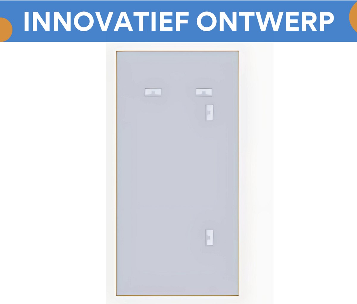 LED Badkamerspiegel met Verlichting - Rechthoek XL 150×80 cm - Goudkleurig Aluminium Frame - Touchbediening - Anticondens Wandspiegel