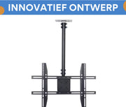 Plafond TV muurbeugel - Voor 26"-65"inch - Tot 30KG - Ophangsysteem