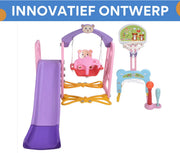 Bolt Edge Speeltoestel 5-in-1 - Glijbaan en schommel voor peuters - Voor binnen en buiten