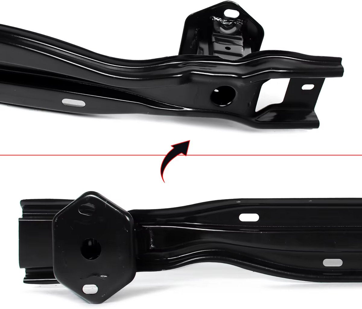 Achterbumper - Voor BMW 3-Serie F30/F31 2012-2019 - Auto accessoires - Achterbumper versterking - Zwart