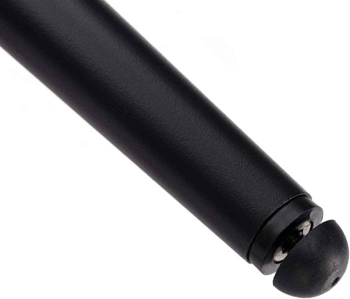 Velvet Barkruk - Zwart - Kleine Rugleuning - Ergonomisch - Zithoogte 69cm