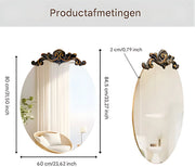 Ovale Badkamerspiegel Dublin - 50cm - Spiegel voor badkamer