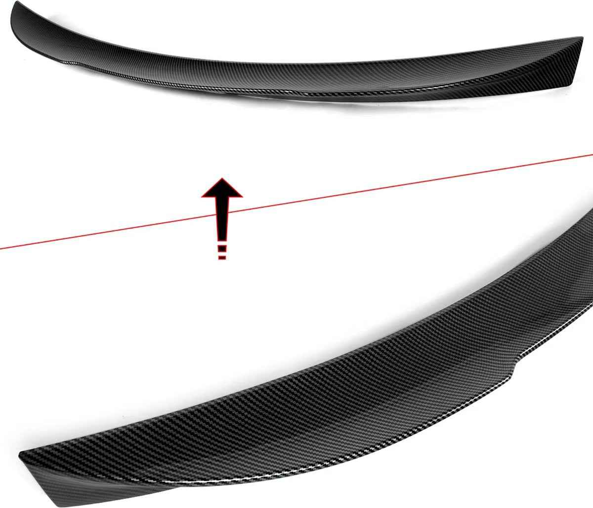 Achterspoiler - Voor BMW 8 Serie G14 F91 840i 2019-2023 - Auto accessoires - Kofferspoiler - Achterklepspoiler - Carbon Look