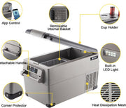 Happyment Auto Koelbox 35L - Mini Vriezer - 12V - Auto Koelkast - Elektrische mini Koelkast