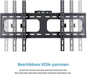 TV muurbeugel - Voor 26"-75" - Kantelbaar - Ultra Slim & ruimtebesparend - Statief - Zwart