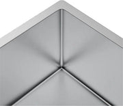 Inbouwwastafel - Spoelbak keuken - RVS wastafel - 230 mm Diepte - Inbouw gootsteen - Afvoerset - Inbouwspoelbak