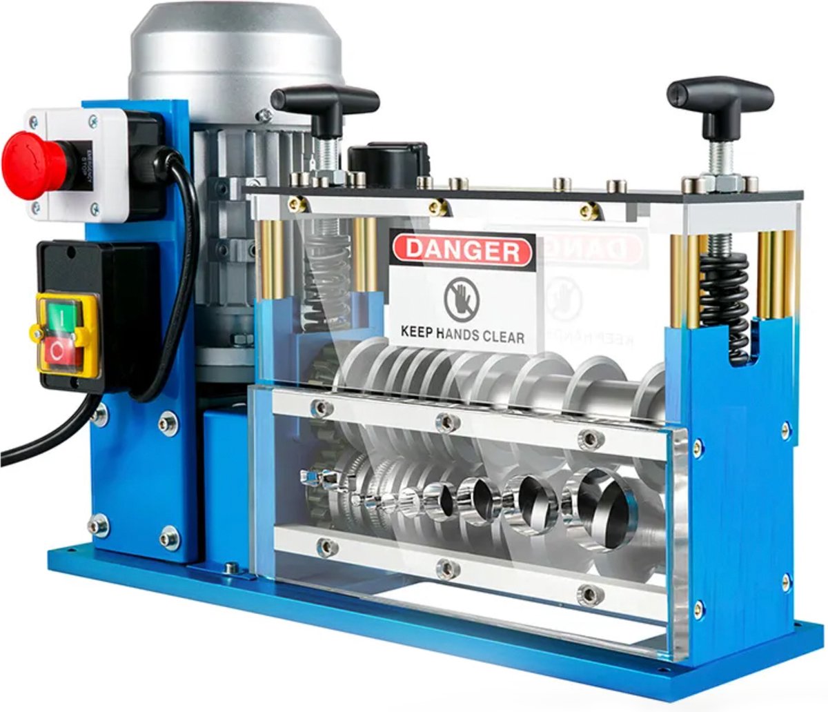 Happyment Kabelstripper Machine PRO - Draadstripper - 750W - Automatische Striptang - 1.5-38mm - Kabelpeller - Stripmachine - Elektrisch - Koper en meer