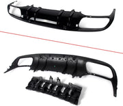 Achterbumper - Voor Mercedes C-Klasse C205/A205 Coupe/Convertible 2015-2018 - Auto accessoires - Splitter lip - C63 stijl
