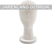 Female Mannequin Hoofd - Voor het tonen van pruiken en hoeden - Beige