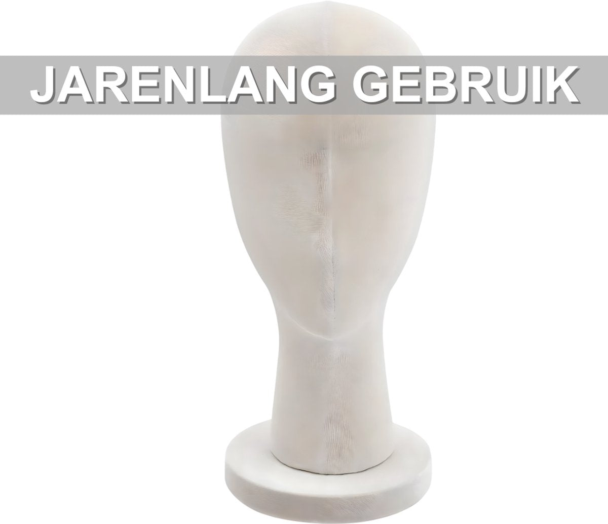 Female Mannequin Hoofd - Voor het tonen van pruiken en hoeden - Beige