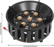 Camping kooktoestel - Campingaz - Gasfornuis - Buitenbrander - Voor Picknick, Frituren & Stomen - Met 3 Adapters - Inclusief Opbergtas