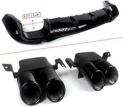 Dynasport LipDiffuser - Voorlip Diffuser Spoiler - BS Stijl - Gloss Zwart - Voor Mercedes S-Klasse W223 (2021-2023) - Auto Accessoires