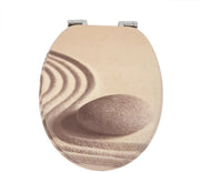 WC-bril - Toiletbril – Voor Toilet & Badkamer – Soft-Close – Duurzaam Kunststof - Met print