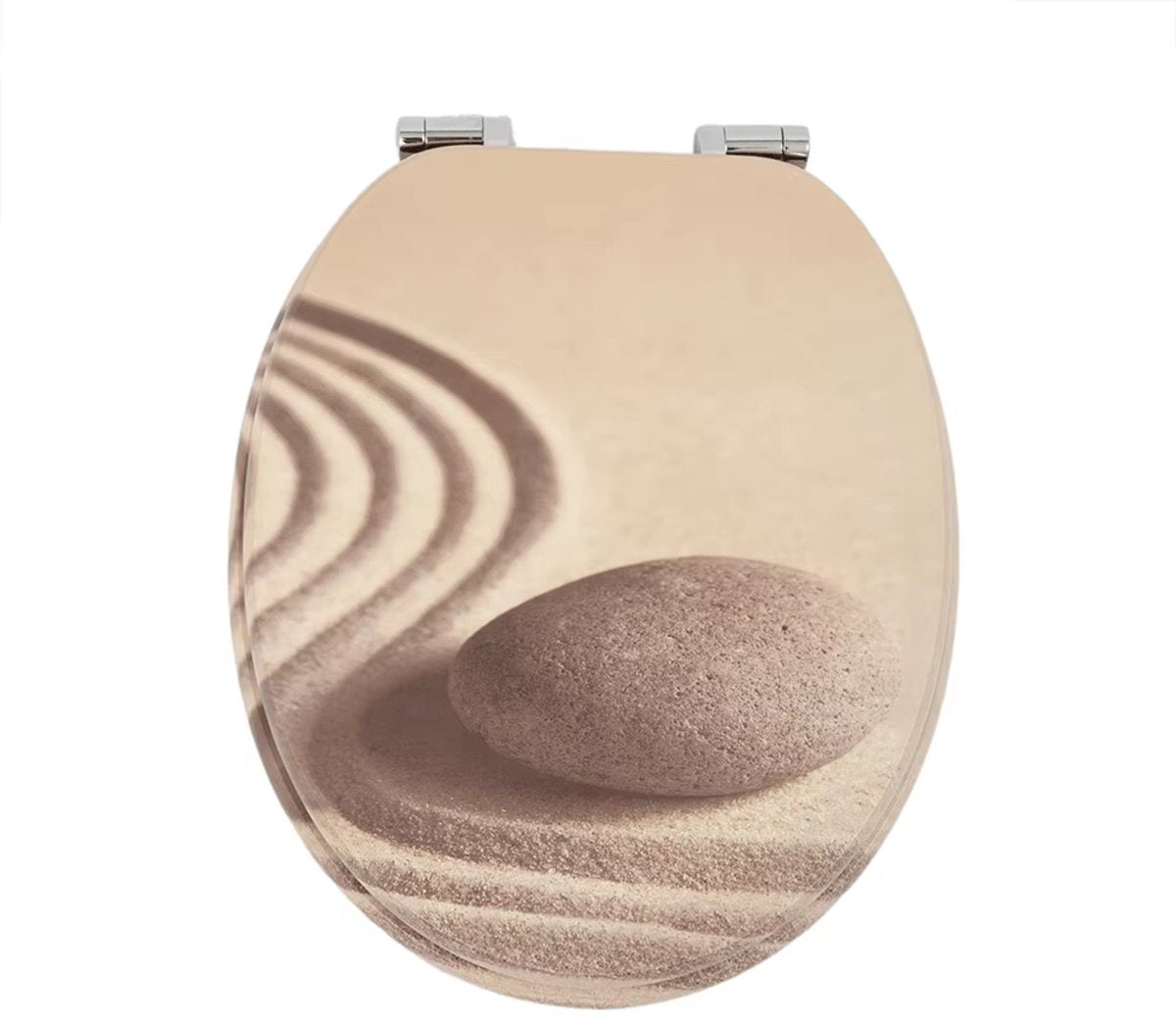 WC-bril - Toiletbril – Voor Toilet & Badkamer – Soft-Close – Duurzaam Kunststof - Met print