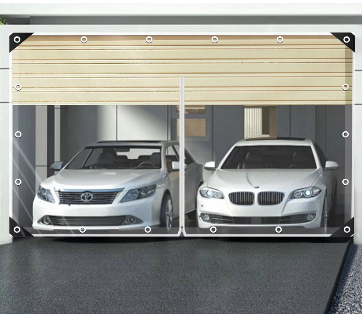 Transparant PVC zeildoek - Waterdicht - Dekzeil - Veranda - Overkapping - Wind - 300x400cm