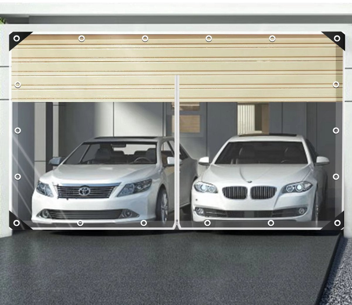 Transparant PVC-zeildoek Tavien - Waterdicht - Dekzeil - Veranda - Overkapping - Wind - 200x300cm