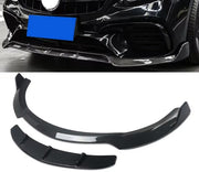 Voorbumper Lip Spoiler Splitters - Voor Mercedes E-Klasse W213 E63 AMG (2016-2019) - Carbon Look F1 Style - Auto Accessoires