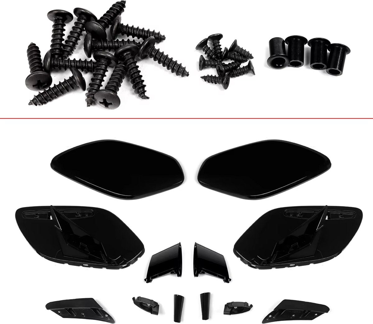 Achterspoiler - Voor Mercedes GLA-Klasse H247 GLA35/GLA45 AMG - Auto accessoires - Lipspoiler - Geschilderd