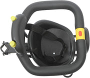 Fiets kinderzitje - Kinderzitje - Fietszitje - tot 35 kg - Voor Kinderveilig Fietsen - Ergonomisch Ontwerp met Verstelbare Pedalen, Veiligheidsgordel & Sponsvangrail - Zwart